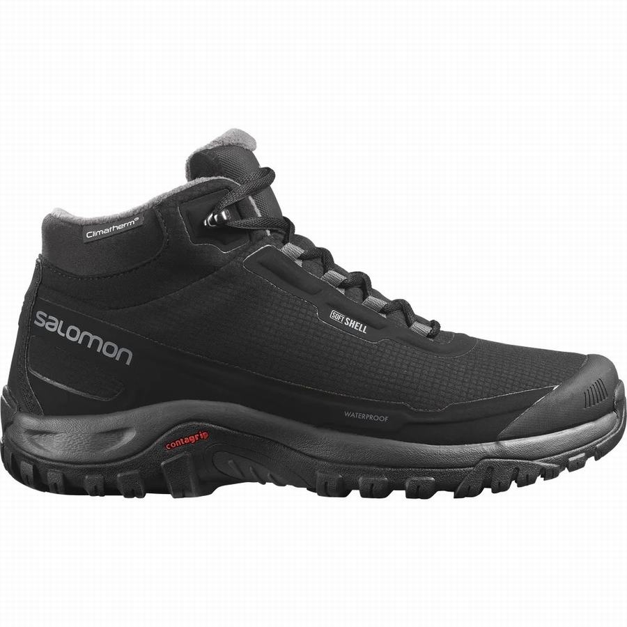 Salomon Shelter Climasalomon™ Nepremokave Zimne Topanky Panske Čierne |MMW5644MN|